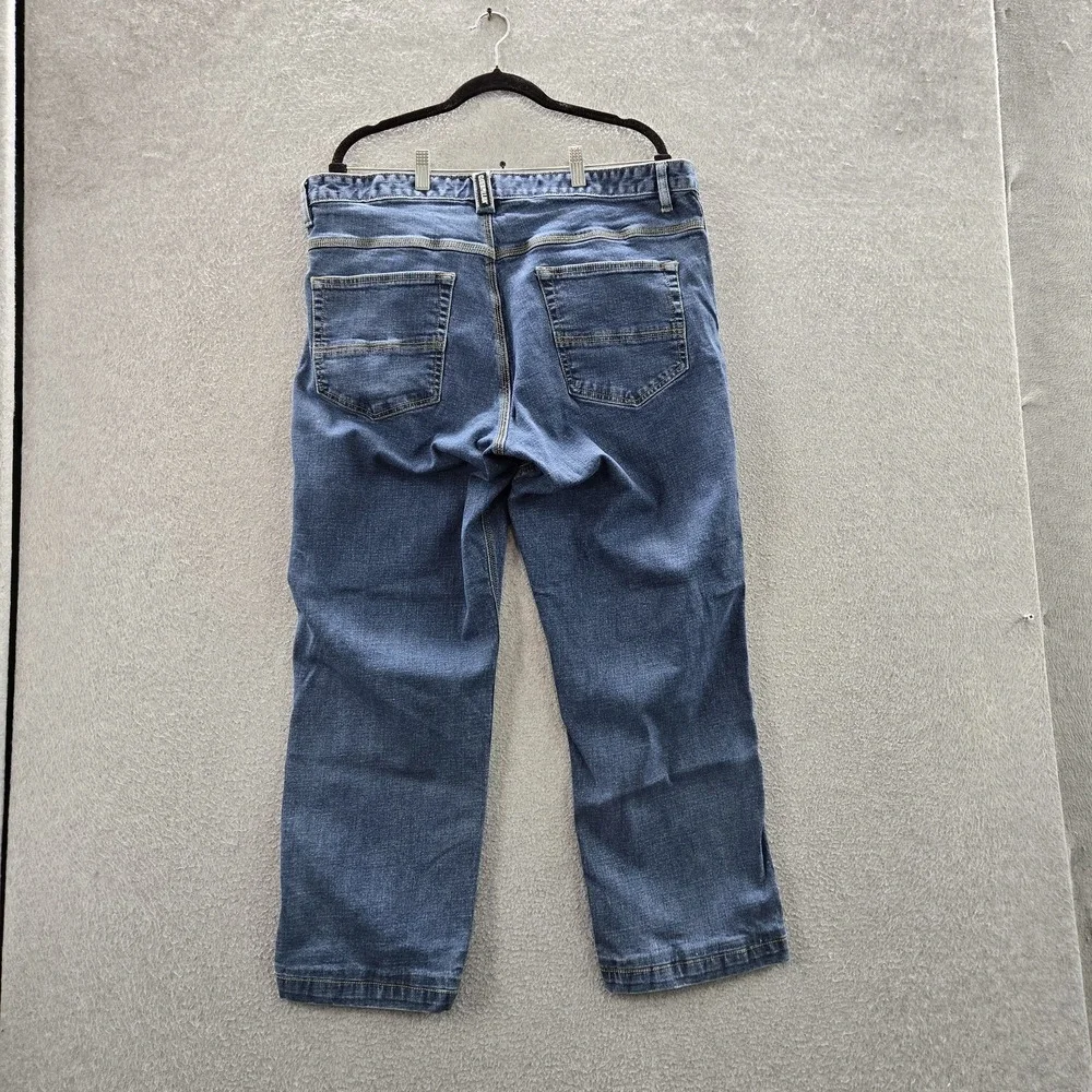 CAT Men Jeans 38X32 Blue Denim Workwear 27